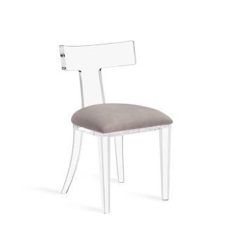 Tristan Acrylic Klismos Chair
