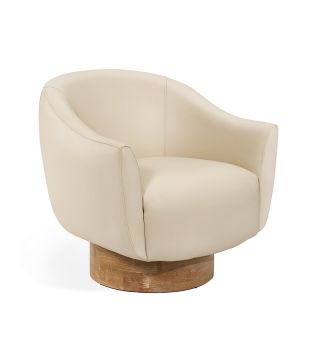 Simone Swivel Chair - Cream