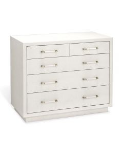 taylor 5 drawer chest white