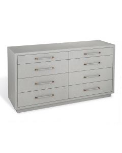 taylor 8 drawer chest grey